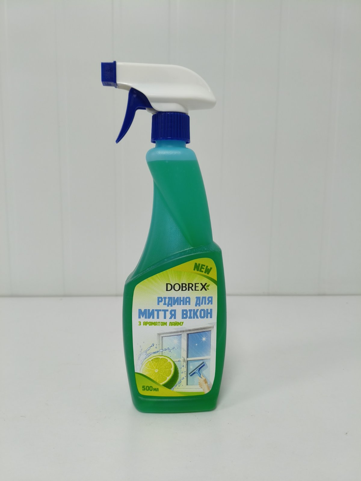 Рідина для миття вікон DOBREX Лайм 0,5л